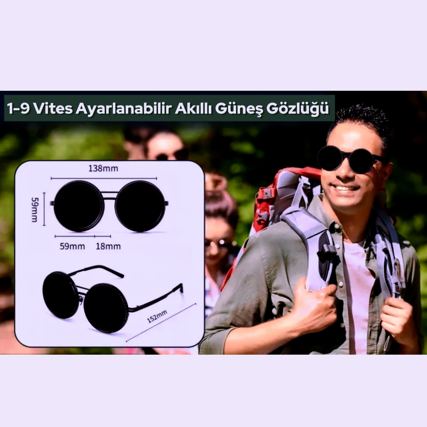Aura Glasses - Işığa Uyum Sağlayan Gözlük