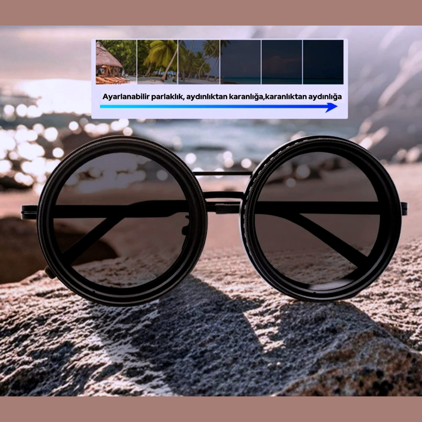 Aura Glasses - Işığa Uyum Sağlayan Gözlük